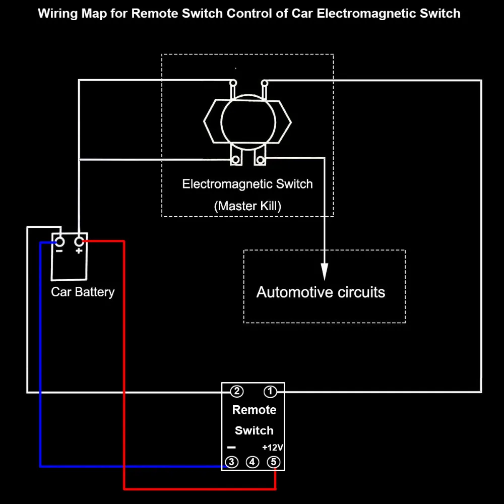 2019 DC 12V Automobile Car Battery Switch Disconnect ... wiring a latching relay 