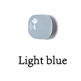 SLJELY, высокое качество, 20 цветов, яркие, граненые, квадратные, Кристальные кольца Nudo, 3 золотых цвета, микро циркониевые камни для женщин, ювелирные изделия - Цвет основного камня: Light Blue