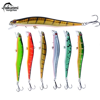 

1 PC 12cm/10g Fishing Lure Bait 6# Hard Black Hook Plastic Bait Colored Fishing Accessories Fresh saltwater tackle sinking LD-51
