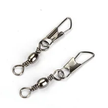 100 шт. карабин для рыболовной снасти Pin прочные крепежные кольца с замковое соединение