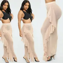 Hirigin Новая Летняя женская одежда с кисточками купальный костюм из шифона пляжные летние бикини юбка саронг пляжная одежда юбки