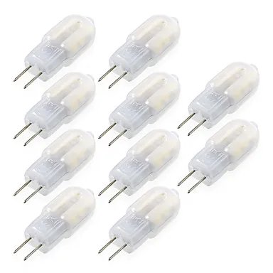 10 шт. G4 led 1,5 Вт 12* 2835SMD 300-360 лм точечные светильники T декоративные кукурузные лампы двухконтактный свет DC 12 В заменить галогенные лампы 360 градусов