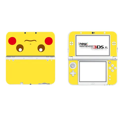 Для Pokemon GO Пикачу виниловая накладка наклейка Кожа Наклейка для NEW 3DS XL Скины Наклейка s для NEW 3DS LL виниловая кожа Наклейка протектор - Цвет: DSLL0267