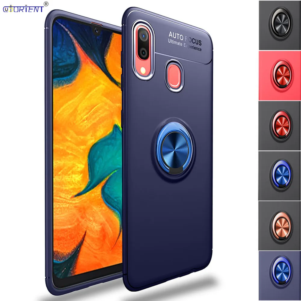 Чехол с кольцом для samsung Galaxy A40, подставка, мягкий чехол A 40 SM-A405FN/DS SM-A405F/DS, автомобильный держатель, бампер, чехол s SM A405FN/DS A405F/DS