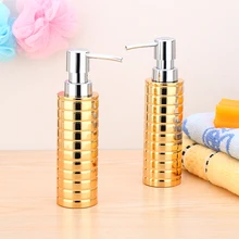 Бытовые товары Товары для ванной комнаты золотые портативные пластиковые прессованные эмульсии портативные дозаторы мыла