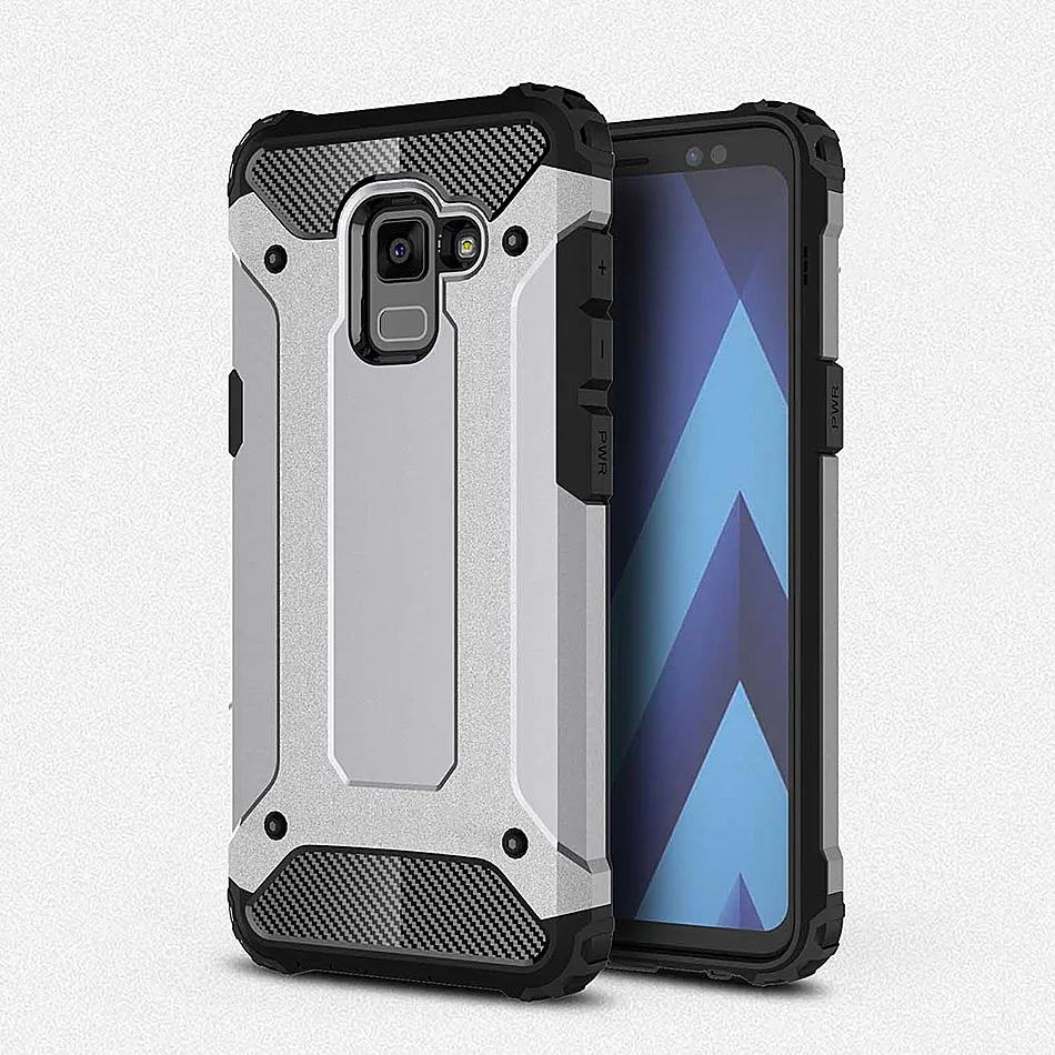 

Whyes Case For Samsung Galaxy A8 2018 A8 Plus A8S Cases Armor Soft Silicone TPU And PC Hybird Cover For Samsung A8 2018 Case