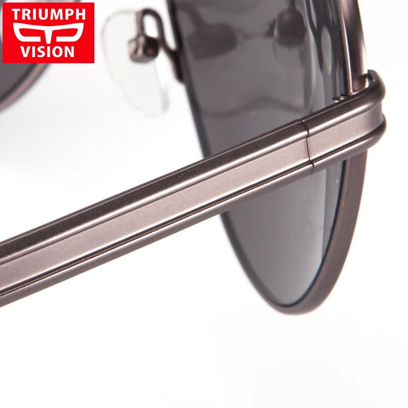 Мужские очки авиаторы TRIUMPH VISION для близорукости по рецепту металлические