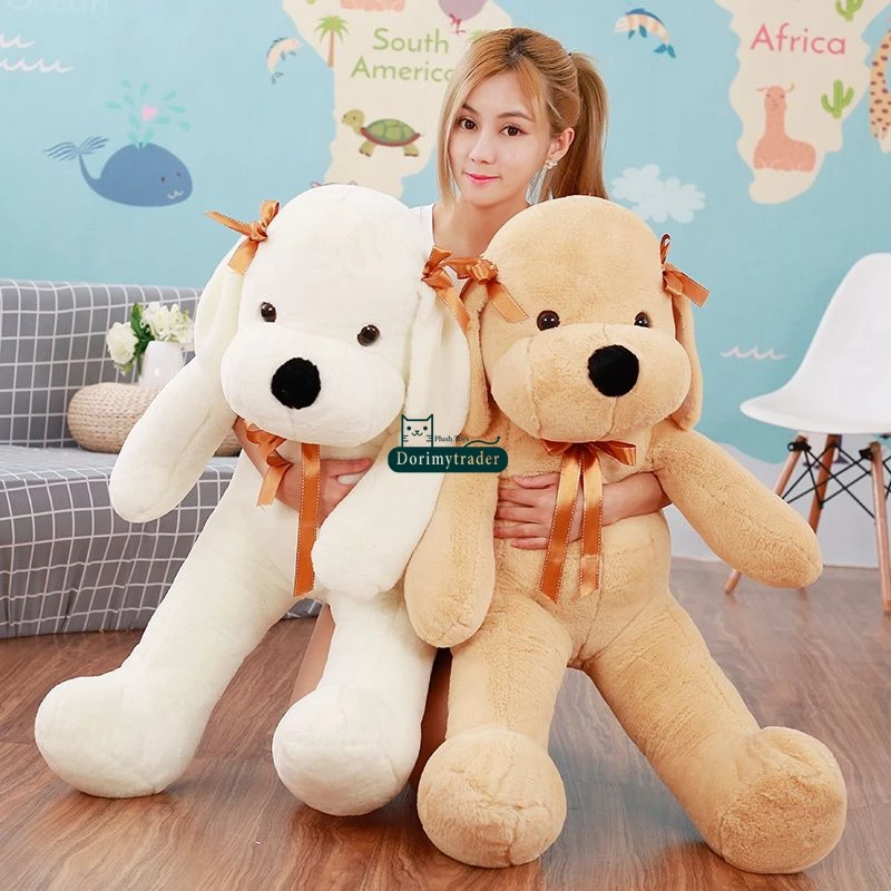 Dorimytrader 2018 pop cute soft cartoon dog plush toy big stuffed animals dogs doll pillow gift decoration 120cm DY61905 (12)
