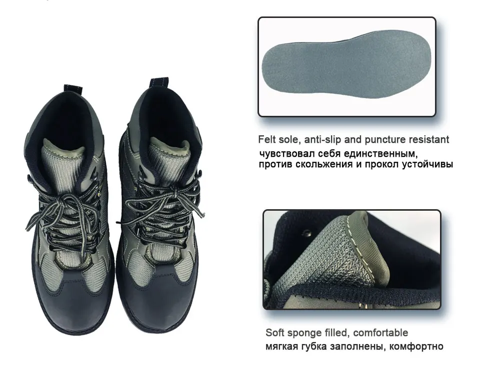 rock esportes sentiu botas sola não-deslizamento ao