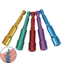 Горячая 5 шт./лот шестигранный хвостовик электрическая отвертка с магнитным наконечником шестигранное гнездо адаптера Питание набор инструментов