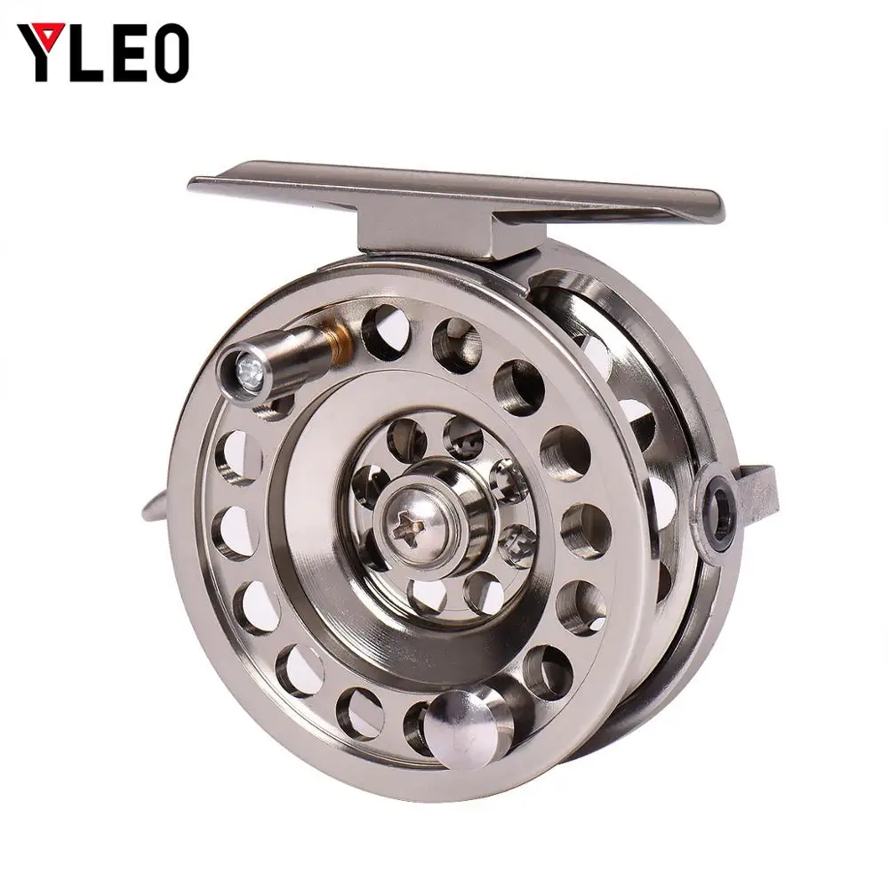 

YLEO Freshwater Fly Fishing Mounchain Fishing Reel 60 Metal Smooth Hardness Gear Trolling Boat Ice Fishing Reel