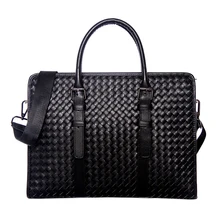 Роскошный Корова Пояса из натуральной кожи Бизнес Для Мужчин's Портфели мужской сумка Для мужчин сумка бренд компьютер сумки