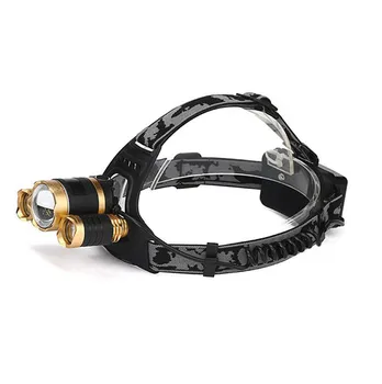 

2019 New High Quality Super Bright LED Headlight Flashlight Torch 3x XML T6 Headlamp Head Light Lamp Drop Shipping