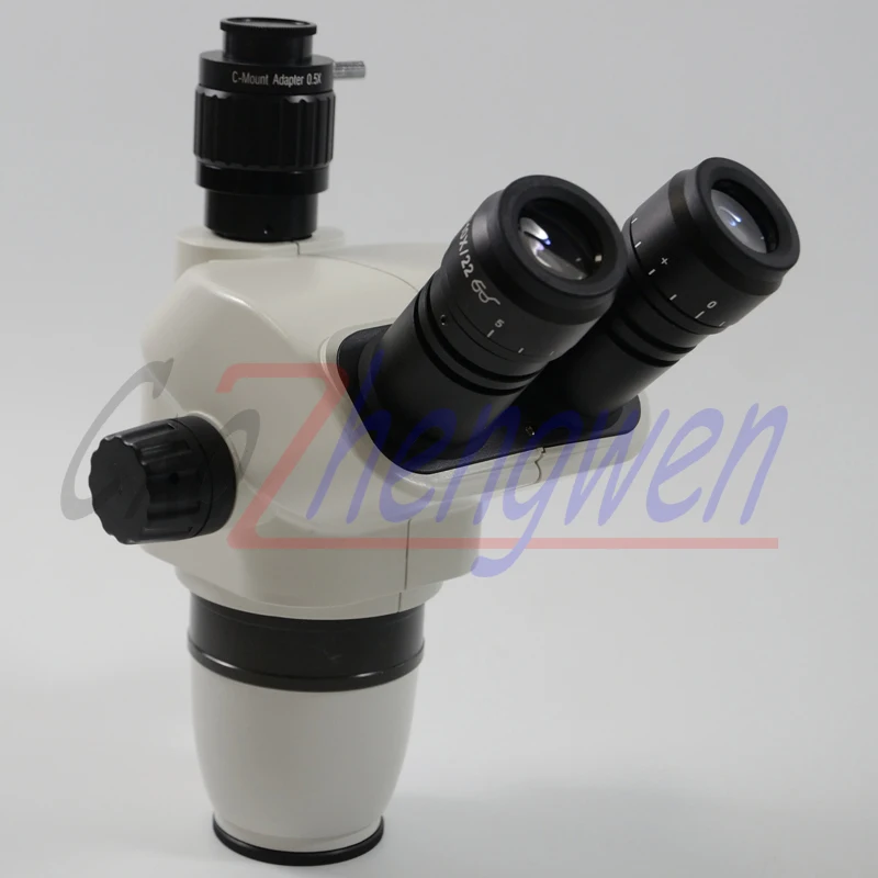 Тринокулярный стереомикроскоп FYSCOPE 6.7X 45X с зумом со стандартным размером