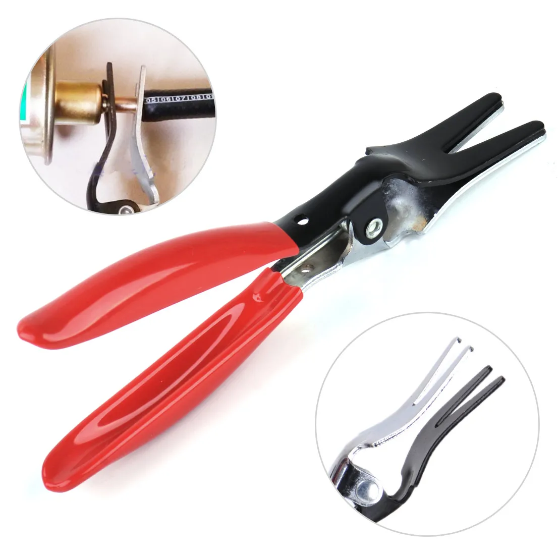 

beler Auto Car Angled Fuel Vacuum Line Tube Hose Pipe Remover Separator Plier Tool DIY for VW Audi Ford BMW Chevrolet