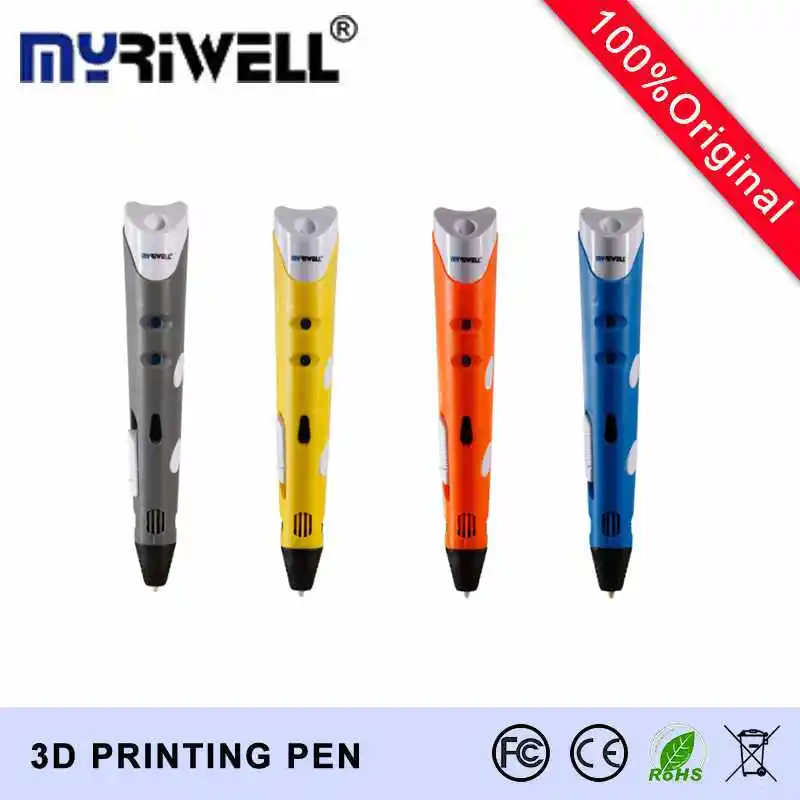 

MYRIWELL Factory Outlet New 3D Pen high quality 3D Printing Pen With Free Filament Best Gift For Kids Printer Pens Free Shipping