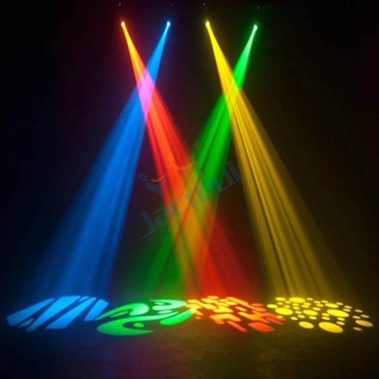(2 шт./лот) мощный 10 Вт Светодиодные пятно Moving Head мини Dmx512 Dj Light с 7 гобо 7 цветов