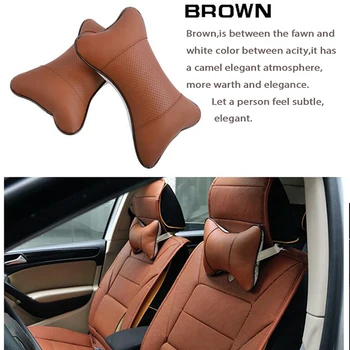

Atreus 2pcs Car Protect Headrest Neck Pillow Cushion For Mitsubishi ASX Suzuki Subaru Acura Jeep Renegade Fiat Hyundai Solaris
