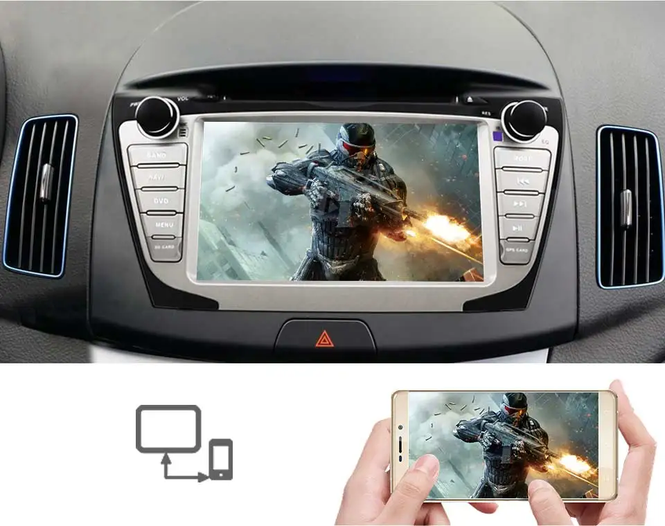 Excellent 7" Android 8.1 Oreo OS Car DVD Multimedia GPS Radio for Hyundai Tucson 2009-2015 & Hyundai ix35 2009-2015 YHIX35A 8