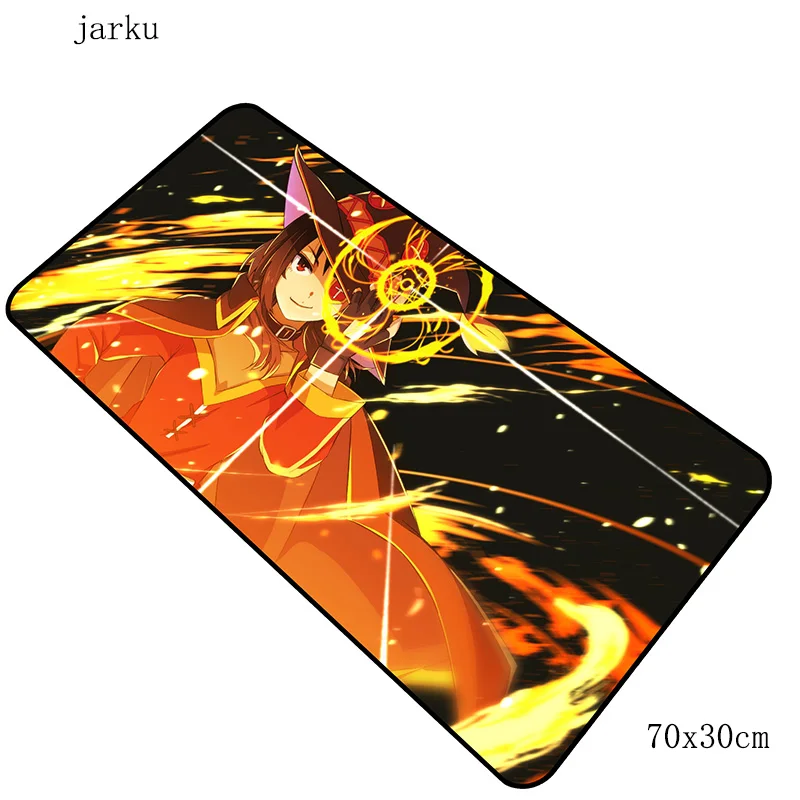 Коврик для мыши megumin, 700x300x2 мм, игровой коврик для мыши, аниме, властный, офисный, Настольный коврик, коврик на день рождения, игровой коврик, pc gamer, коврики