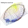 strong line diameter 60cm landing net of head Colored nylon fishing net stainless steel ring fishing network turck net dipneting ► Photo 3/6