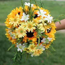 Шелковый Свадебный букет свадебных цветов букет на память Свадебный букет Коралловая Роза и розовый свадебный букет гортензии