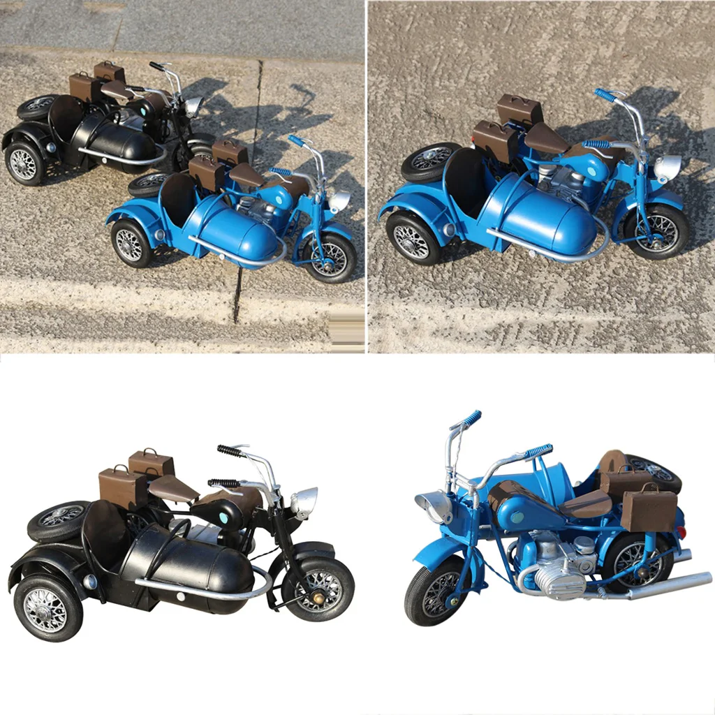 Kopen Handgemaakte Motorfiets Model Beeldje Miniatuur Ornament Craft Desktop Tafel Woondecoratie Ornament Handwerk