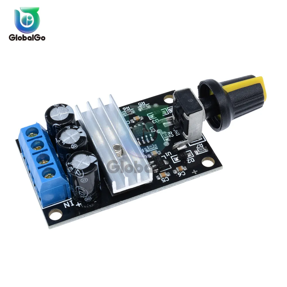 NE555 6V-28V 3A PWM DC Motor Speed Controller Regulator Adjustable Speed Control Switch Fan 80W 12V 24V dc motor speed controller electric motor speed controller motor speed controller