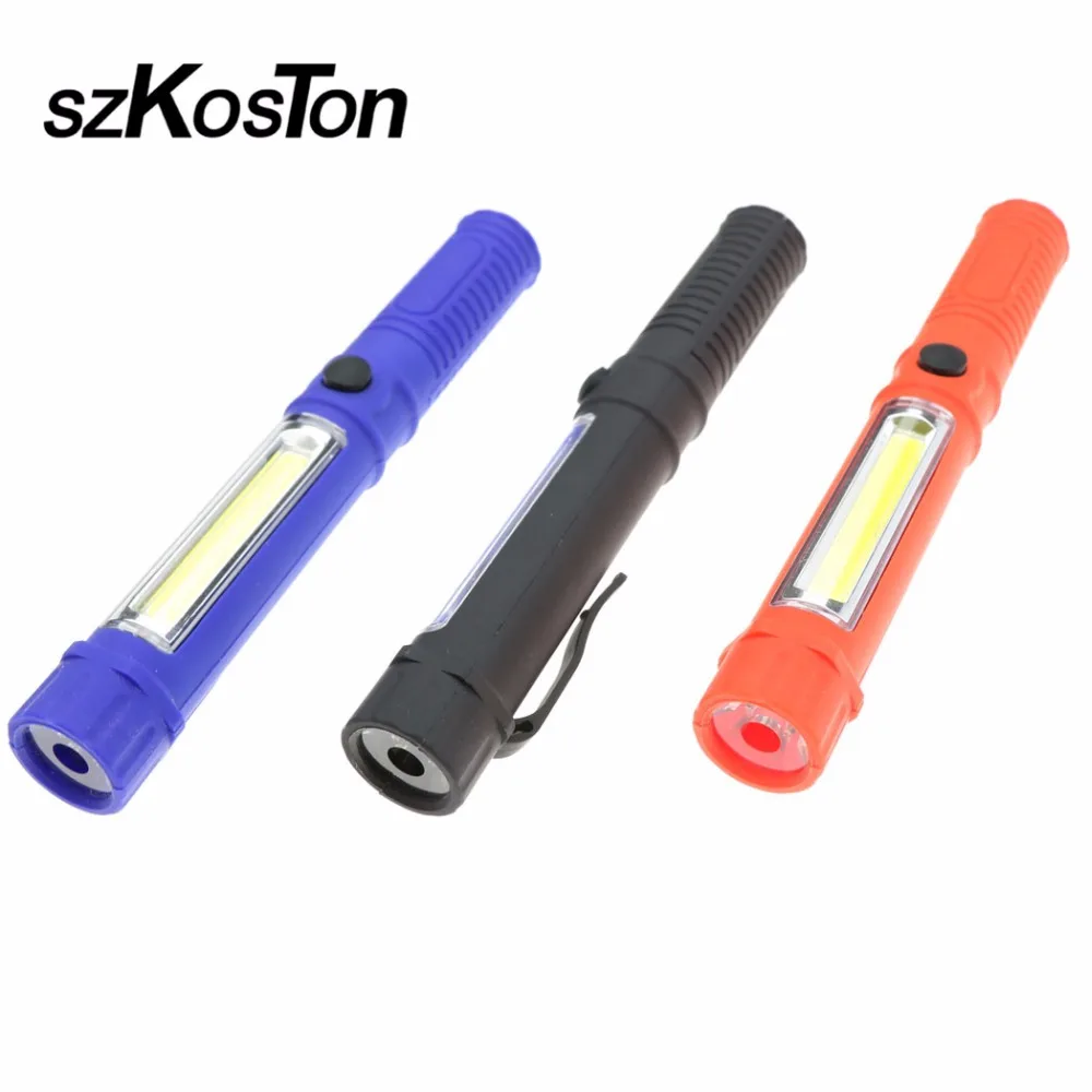 

Mini Cob Handle Work Hand Torch Flashlight Multifunction Pen light Hanging Torch Led Night Lamp Outdoor Tactical Flashlight