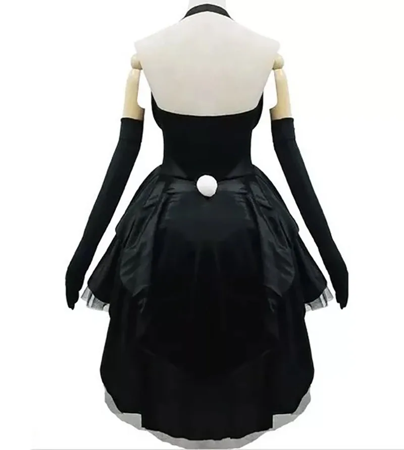 Сексуальный костюм Банни для взрослых женщин и девушек с открытой спиной Черное короткое платье-смокинг с открытой спиной клубный наряд для вечеринки для дам размера плюс