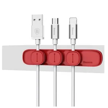 Магнитный Кабельный органайзер USB кабель управление зажим для намотки настольная рабочая станция провода шнур протектор держатель кабеля для Xiaomi