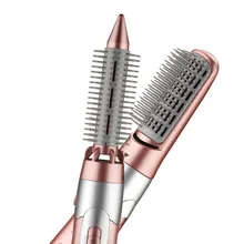 Multi Функция 3 в 1 вращающийся для волос щетка Автоматическая Ioni Фен щетка выпрямитель керлинг расческа ЕС Разъем для магазин домашней