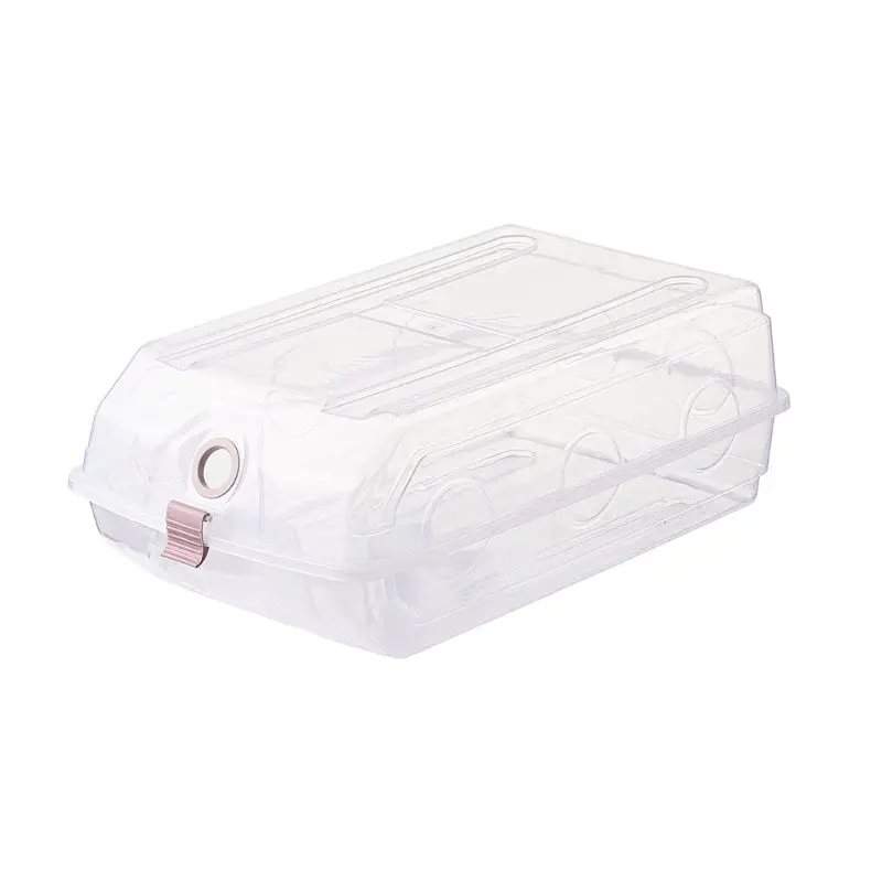 Розовый цвет Storage Organizer Transparent Stackable Box Home Green Solid Blue Pink Household Plastic Shoe Shoe Hotel - Цвет: Розовый цвет