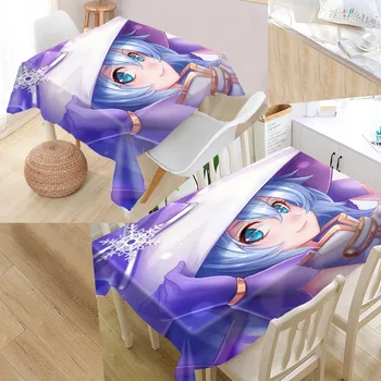 

Custom snow miku Tablecloth Square /Rectangular Tablecloth For Wedding Table Cloth Cover TV Covers Tea Tablecloth