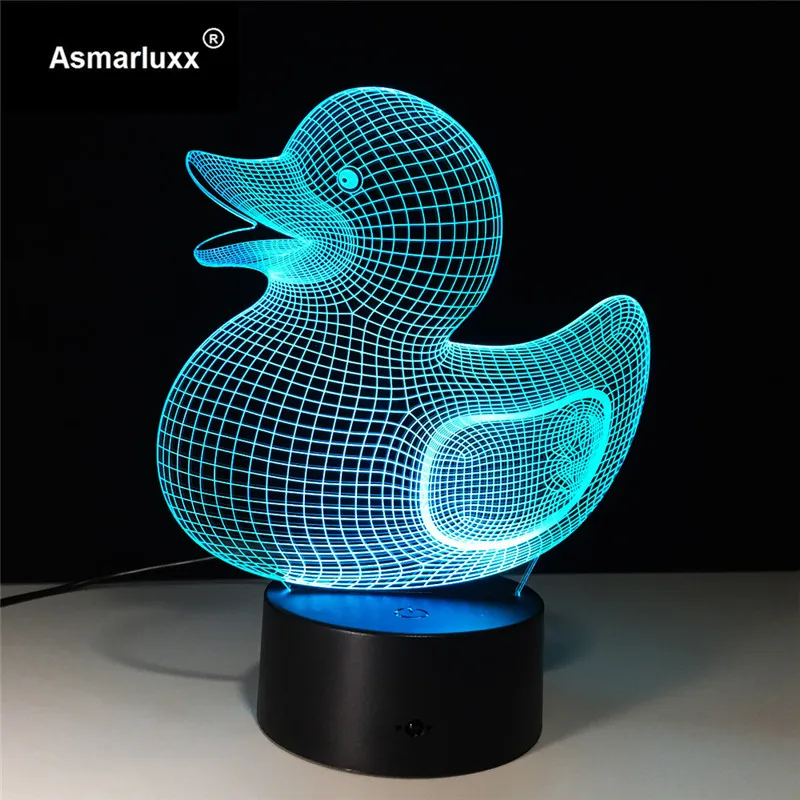Asmarluxx Duck 3d led lamp0003