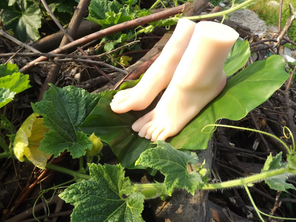 new copy girls ballerina dancer gymnast foot feet replica pointed toes fetish toys tanning skin pink