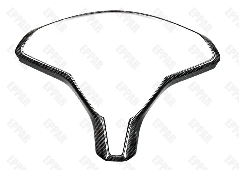 

Genuine Carbon Fiber Steering Wheel Frame Cover for 2012-2016 Model S Model X