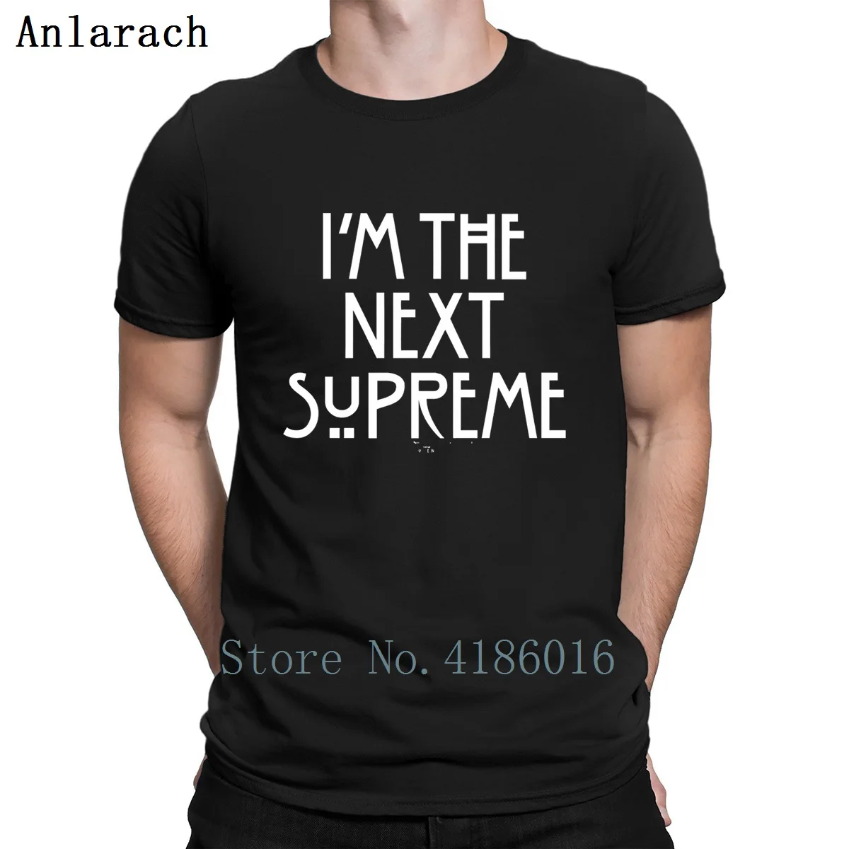 Футболка с принтом Love American Horror Story I'M The Next Suprem дышащие Забавные футболки