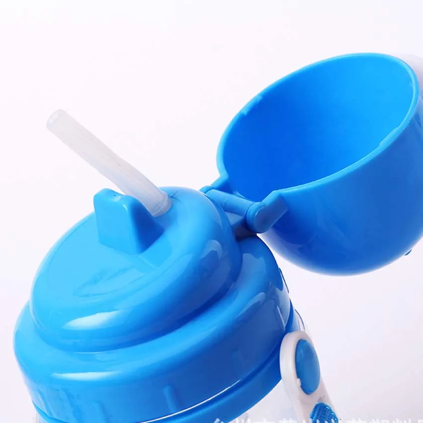 Ребенок утконоса воды соломы бутылок Training чашки для детей узнать питьевой с ручкой/ремешок Сиппи без разливов дети поильники