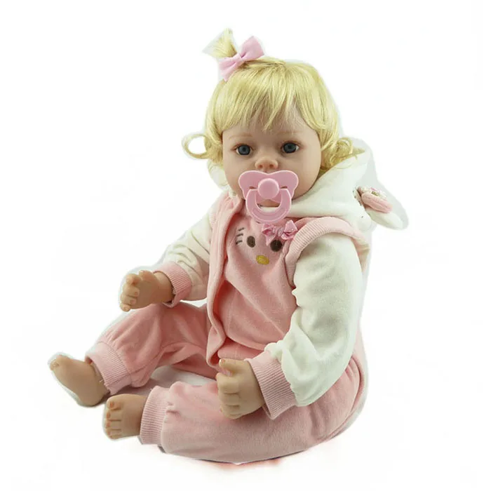Dollmai 55 см Φ дешевый доллар Новорожденный ребенок Bonecas Bebe Детская игрушка милая