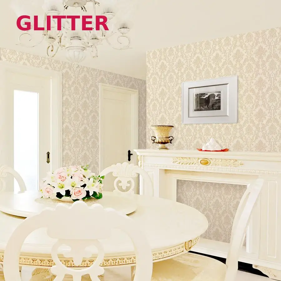 

European Style Natural Leaf Wallpaper For Living Room Pvc Wallpaper Paper Roll Sticky Nonwovens Wallpaper Room Wallpaper Wall