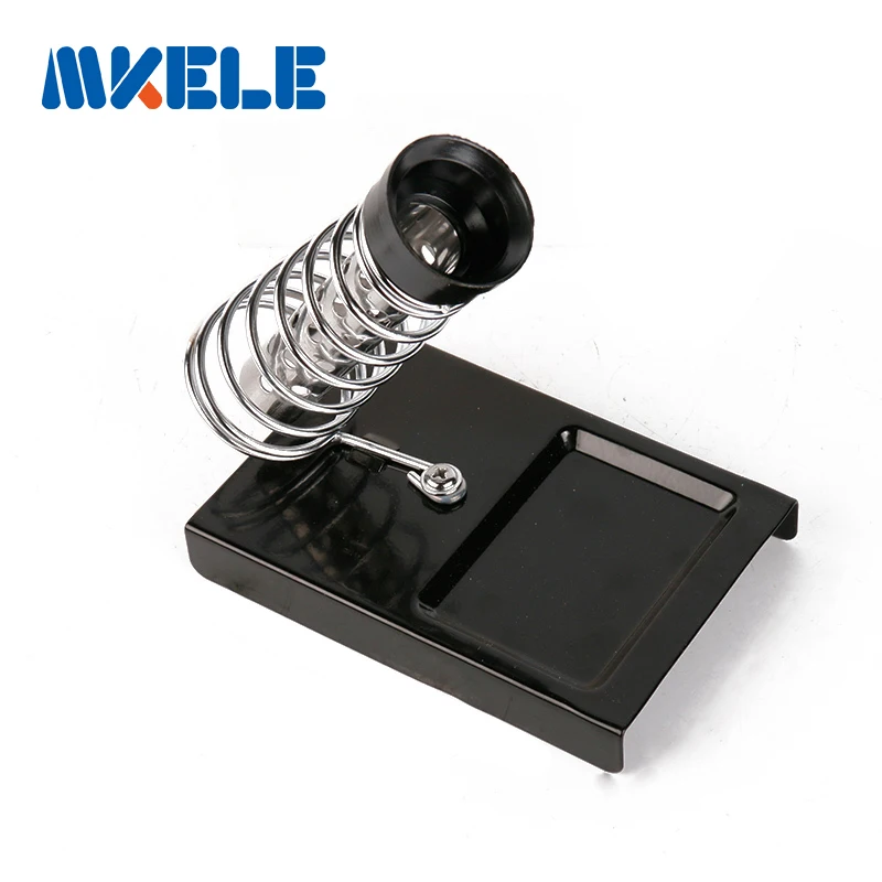 Soldering Iron Support C-4 Stand Holder Base Metal Rectangle Solder Support Station Soldering Iron Safety Protecting Base