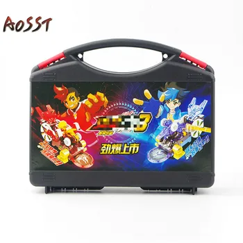 

Explosive Toy Flying Car 3 Explosive Equipment Toolbox Hurricane Toy Receiving Box Gyroscope Garage Kit Storage box toys