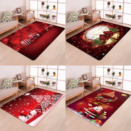 

Fairy Warm XMAS 3D Art Cartoon Printed Absorbent Non-slip Soft Memory Plush Shower Mat Bath Bathroom Floor Foam Rug New Gift