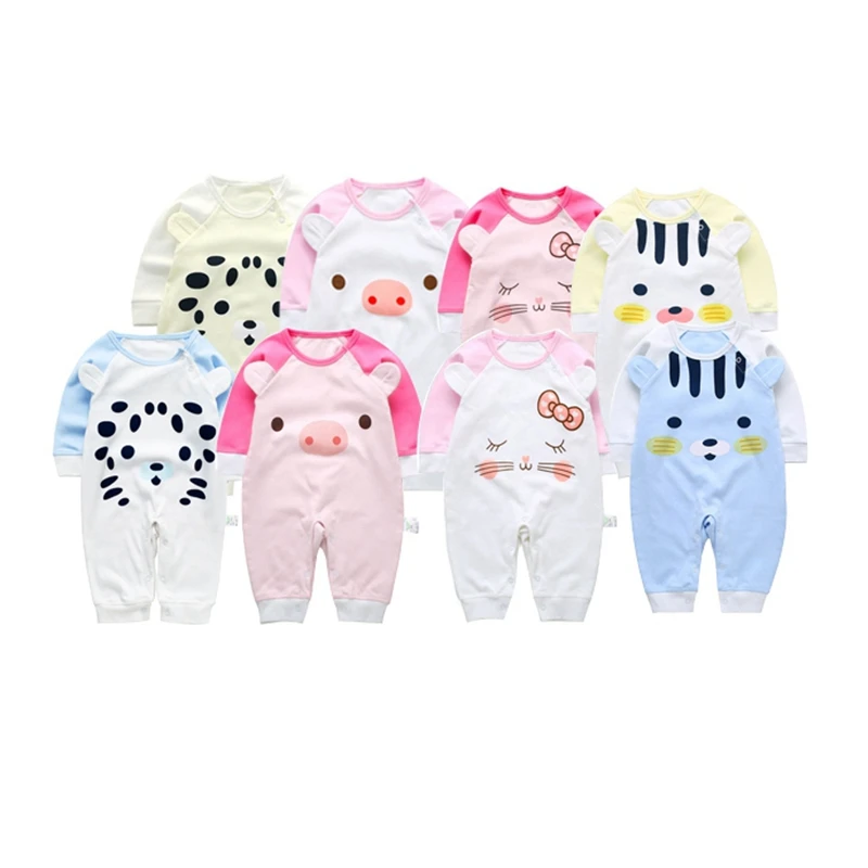 1PCS/Lot Winter Autumn Kids Clothes Toddler Rompers 100 Cotton Set New