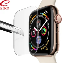 Защитная пленка EIMO для Apple Watch 4 Iwatch band 44 мм 40 мм TPU 9D анти-шок Водонепроницаемая Защитная пленка с полным покрытием