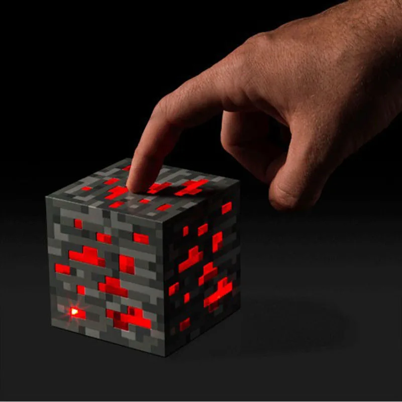 Minecraft Light Up Figure Toys Redstone Ore Square Minecraft Night Light Led Minecraft Toys For Children Light Up Diamond Ore Z Diamond Ore Minecraft Nightminecraft Light Aliexpress