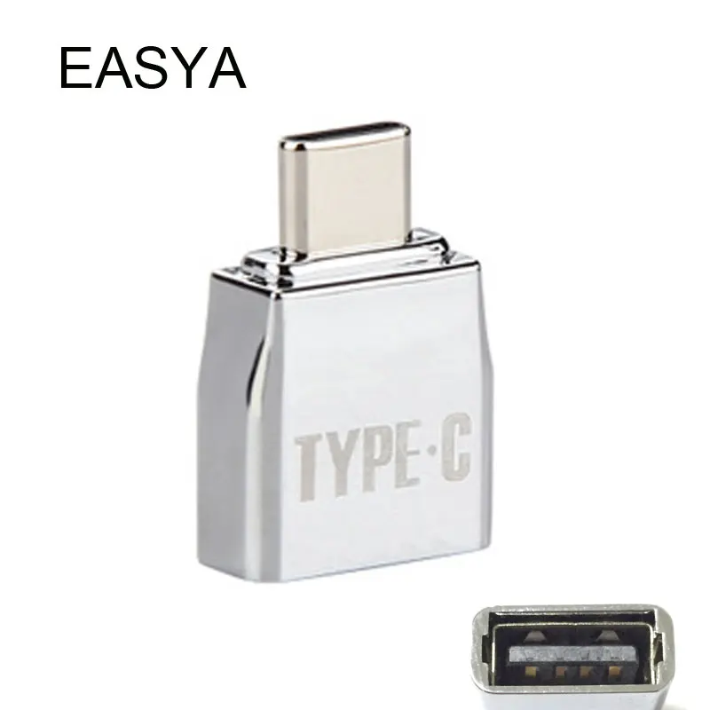 

EASYA OTG USB 3.1 Type C Hub Adapter Male USB-C to Female USB 2.0/Micro USB for Macbook Pro Type-c interface Use