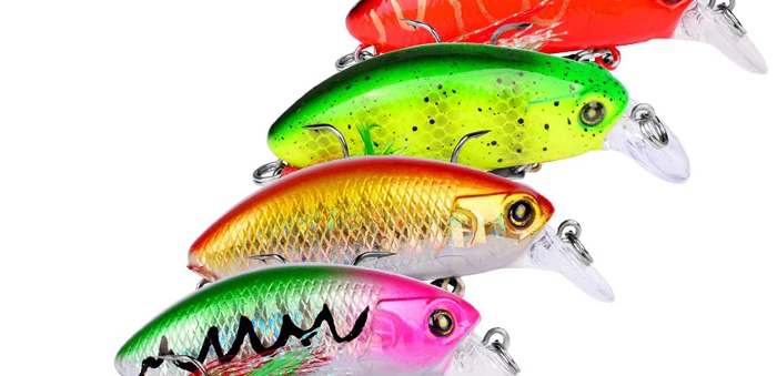 Trout Wobblers Minnow Crankbait Crank Baits 5.9cm 9g 6pcs 0.6-1.6m Depth Artificial Bait Fishing Gear (11)