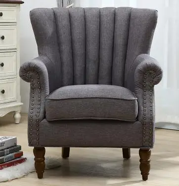 Луи моды гостиной стулья Американский один диван небольшой бытовой ткани искусства - Цвет: G4